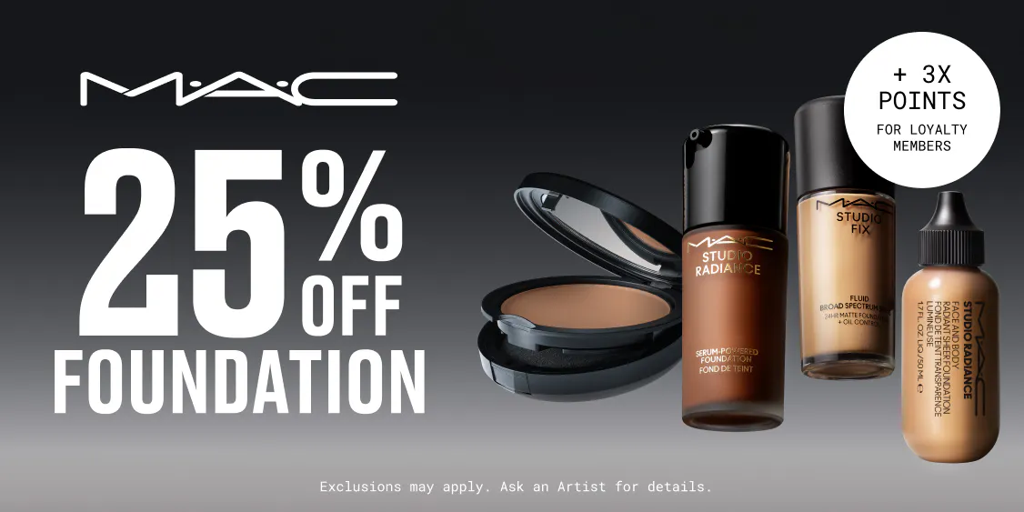 25% off Foundation 